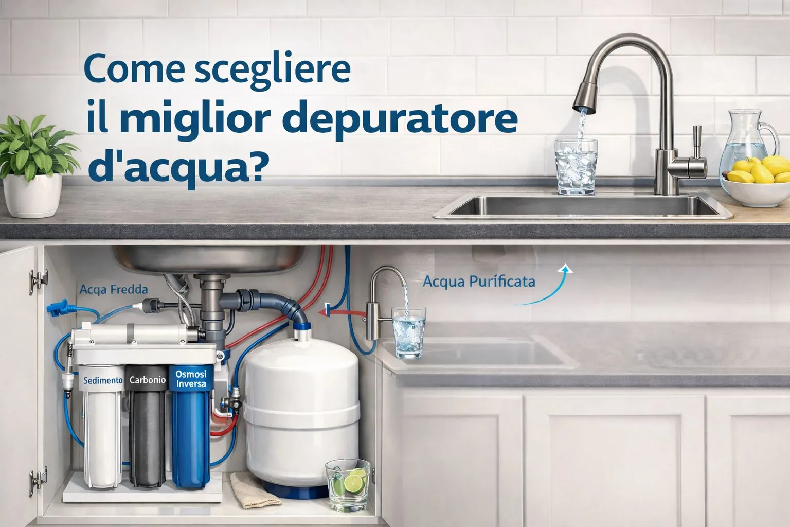 Come scegliere il miglior depuratore d’acqua